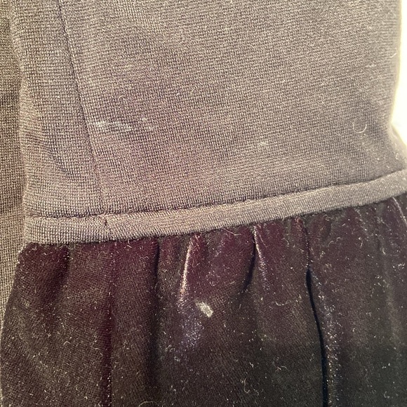 INC Long Black Velvet Ruffle Trimmed Jacket Size XS - Picture 7 of 10